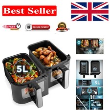 Elegant Twin Air Fryer Drawers